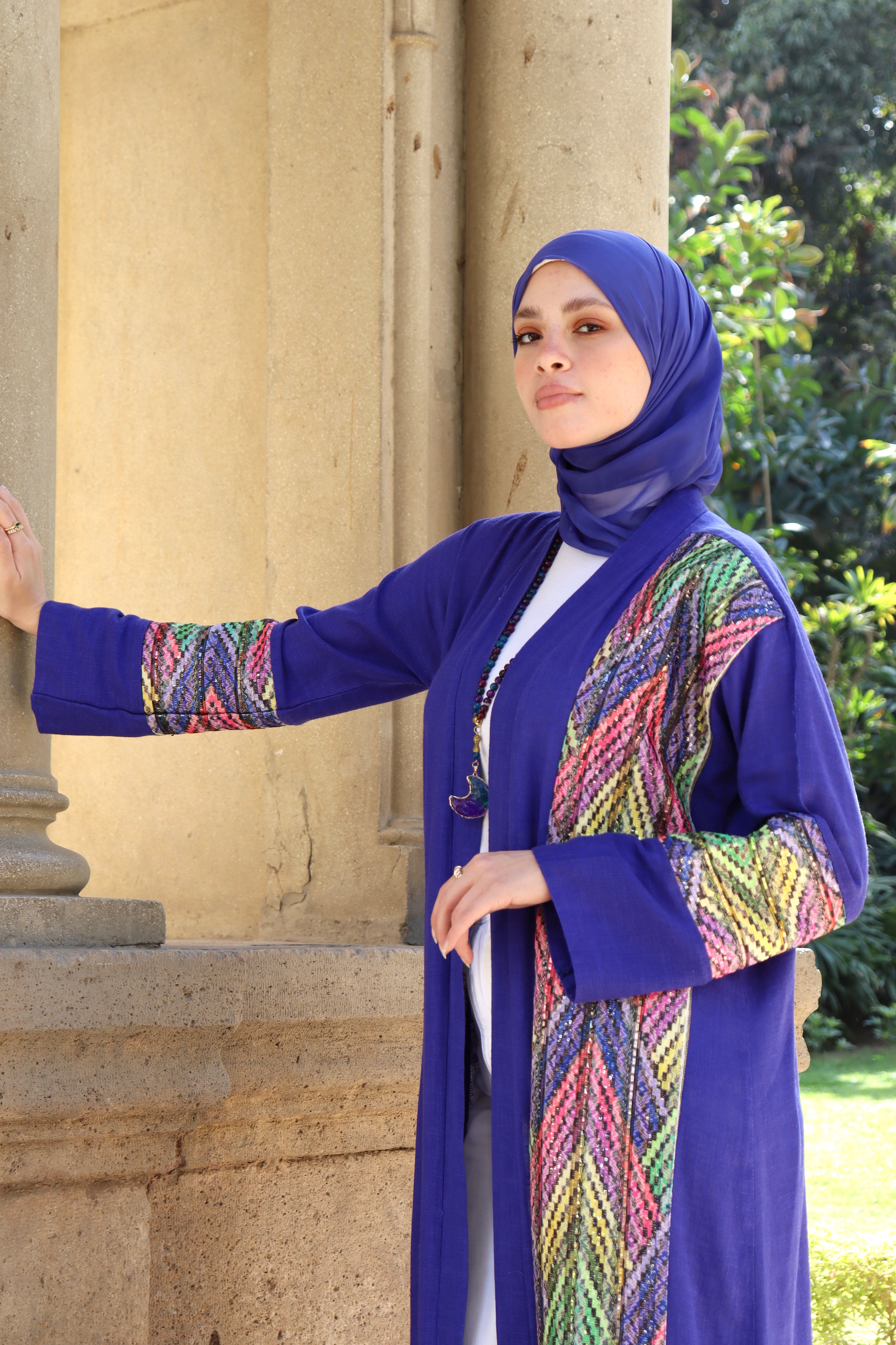 purple Abaya