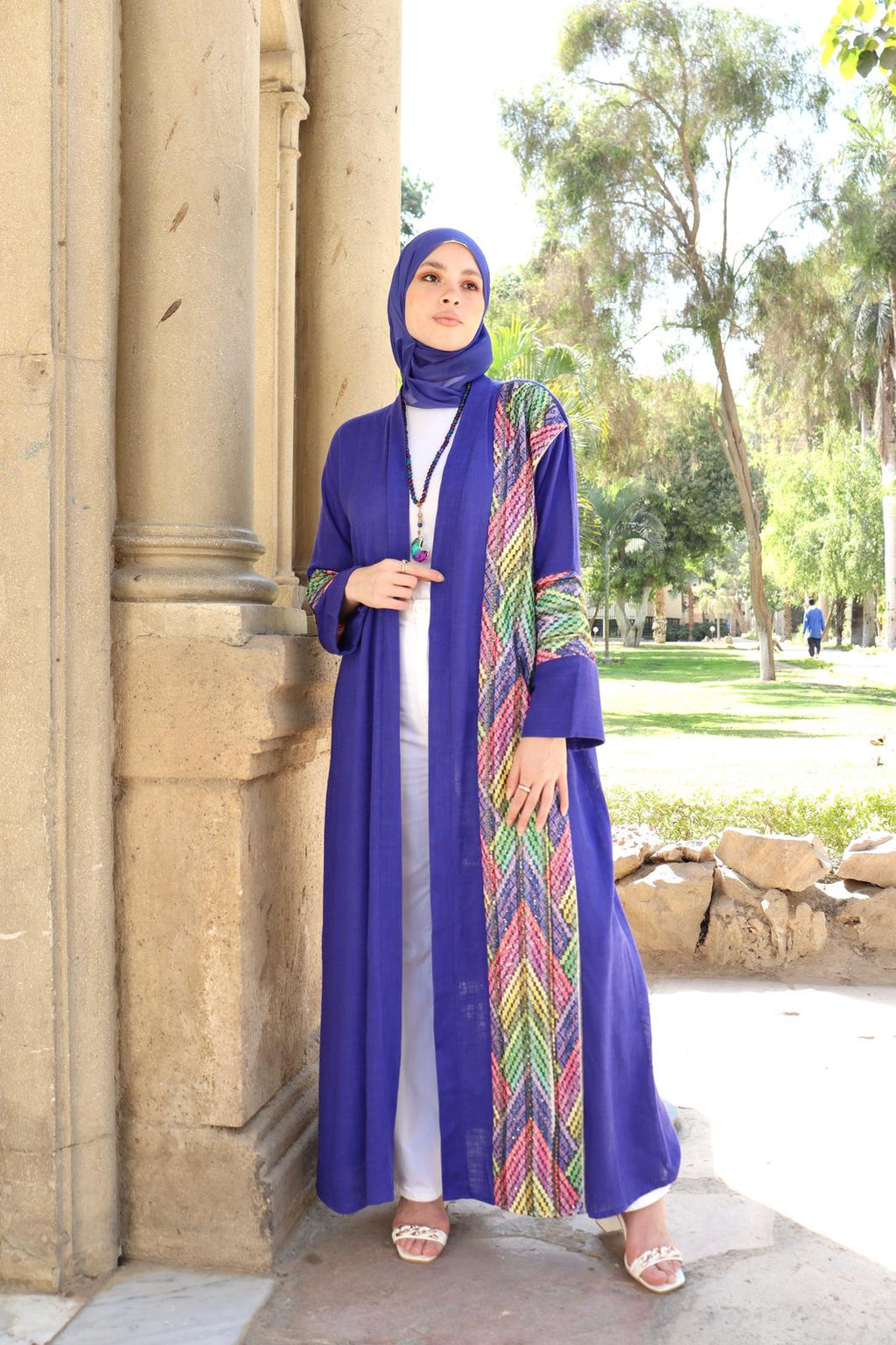purple Abaya